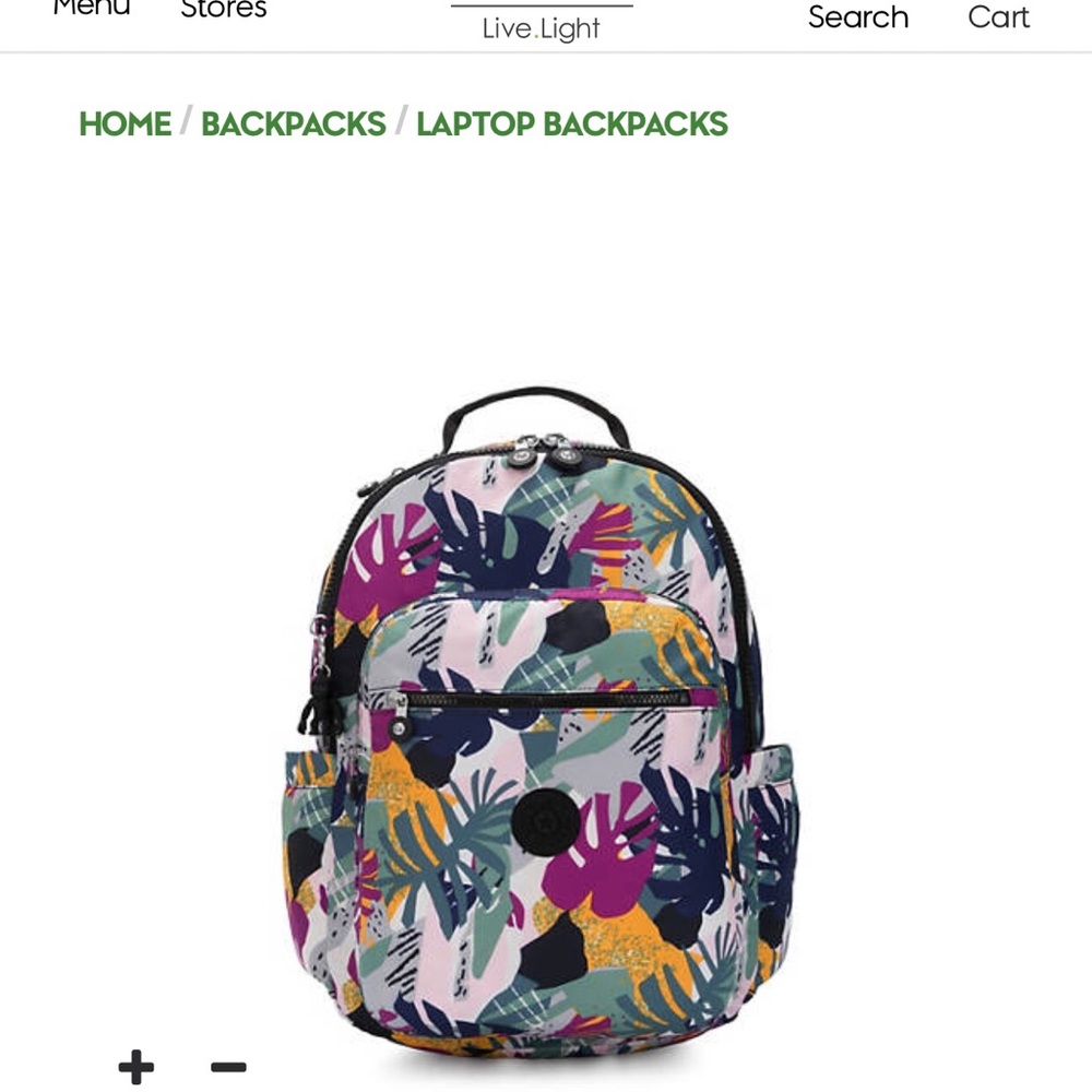 Kipling Seoul Laptop Backpack NWT